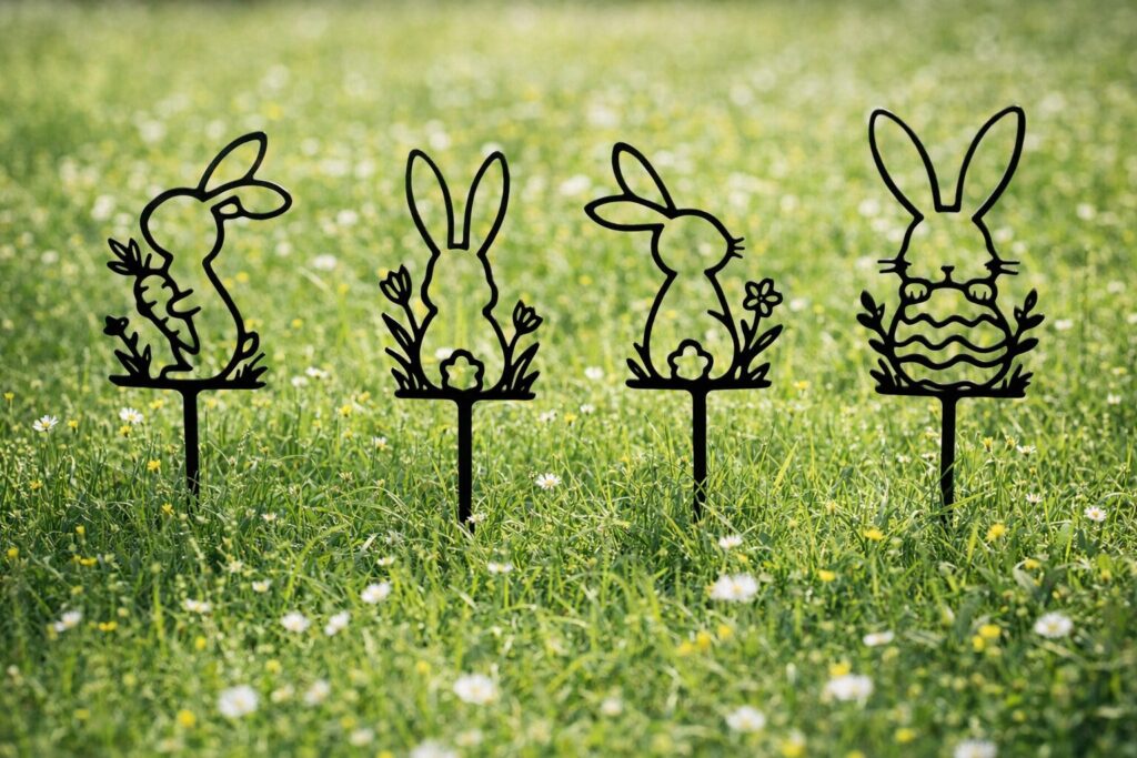 Oster Hasen Pflanzenstecker aus dem 3D Drucker